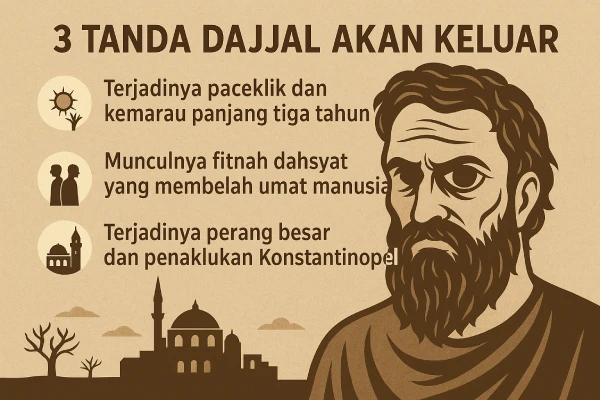 3 Tanda Dajjal Akan Keluar Menurut Hadis Nabi