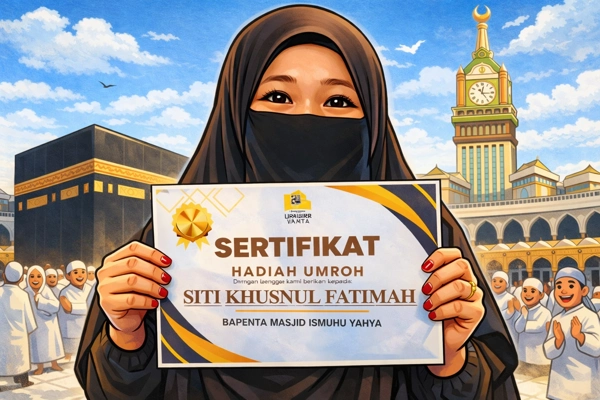 Apresiasi Pejuang Masjid: Hadiah Umroh Lailatul Qadar di Tengah Pengabdian