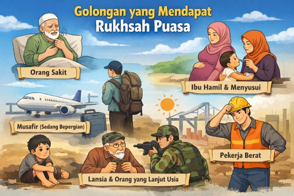 Golongan yang Mendapat Rukhsah Puasa – Panduan Fiqih Islam