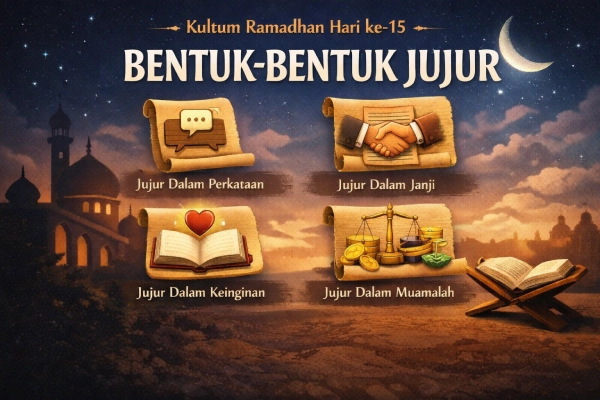 Kultum Ramadhan Hari ke 15: Bentuk-Bentuk Jujur yang Menguatkan Iman