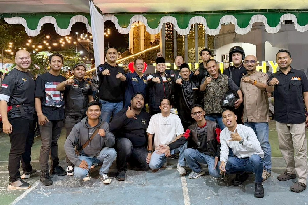 Konvoi Motor Besar Meriahkan Buka Bersama 1.000 Anak Yatim