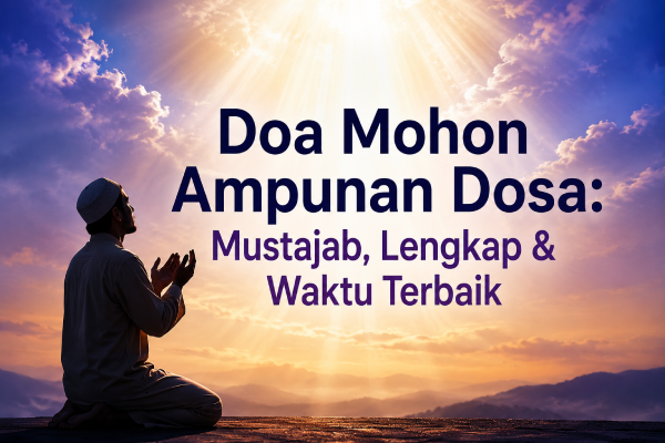 Doa Mohon Ampunan Dosa: Mustajab, Lengkap & Waktu Terbaik