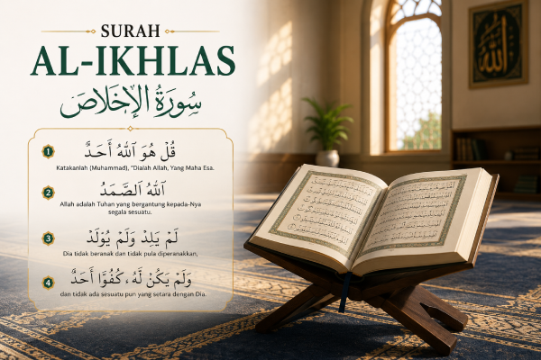 Surat Al Ikhlas Latin dan Artinya: Makna & Keutamaan Tauhid
