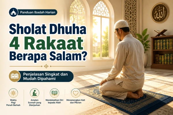 Sholat Dhuha 4 Rakaat Berapa Salam? Panduan lengkapnya