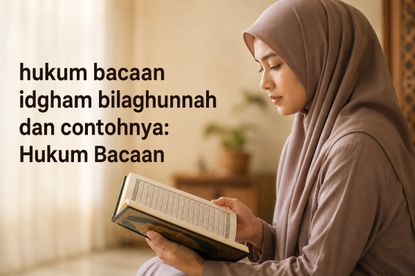 Hukum Bacaan Idgham Bilaghunnah dan Contohnya